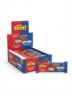 It's a BOOM Jet Puffed Crispy S'mores Marshmallow Bar 1.6oz 12ct