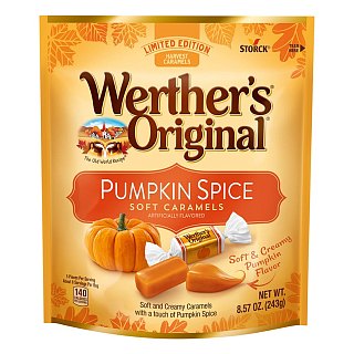 Werther's Original Pumpkin Spice Soft Caramels 8.5oz 5 Pack