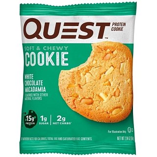 Quest Protein Cookie White Chocolate Macadamia Nut 2.04 oz 12ct