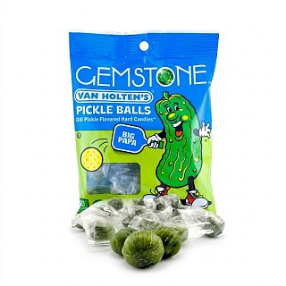 Gemstone Van Holtens Dill Pickle Hard Candy 3oz 12 Pack