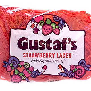 Gustaf's Strawberry Laces 2 Pound Bag