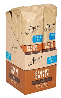 Ashers Sugar Free Peanut Butter Chocolate Bar 1.6 oz 12 ct
