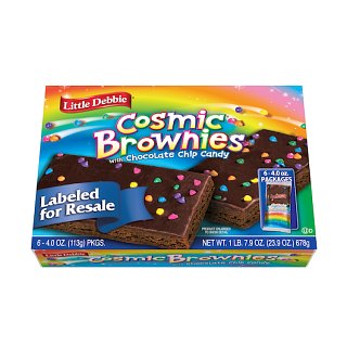 Little Debbie Cosmic Brownies 4 oz 6 ct