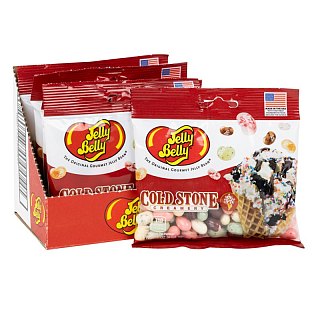 Jelly Belly COLD STONE ICE CREAM Jelly Bean Peg Bag 3.5 oz 12 ct