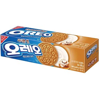 Oreo Korea Cookie Cinnamon Bun 2.82 oz Box 6 Pack