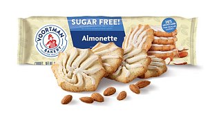 Voortman Sugar Free Iced Almonette Cookies  8 oz 6 Pack