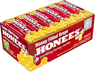 Honees Regular Honey Eucalyptus Cough Drops 24ct