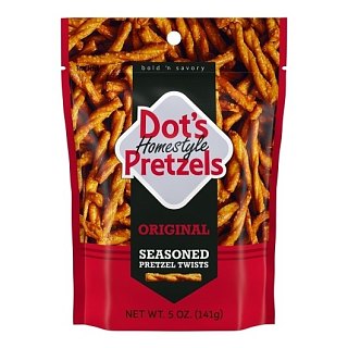 Dots Homestyle Original Seasoned Pretzel Sticks 5oz 10 Pack