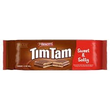 Tim Tam Australian Sweet Salty Chocolate Cookie Biscuits 5.75 oz 6ct
