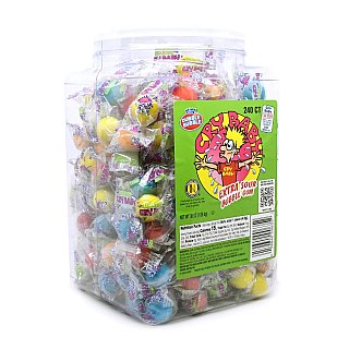 Cry Baby Extra Sour Bubble Gum 240 Count
