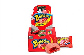 Bubbaloo Brazil Import Chicle Strawberry Chewing Gum 60ct Box