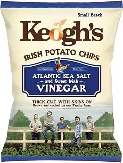 Keogh's Irish Potato Chips Salt & Vinegar 1.4oz 28 ct