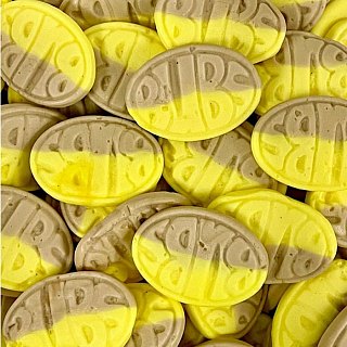 Bubs Swedish LARGE Oval Candy Banana 6.6 lb