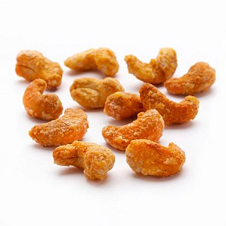 Sconza Butter Toffee Crunchy Coated Cashews 6.5 lb