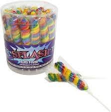 Splash Pops Tutti Frutti Swirl Lollipops 30 count