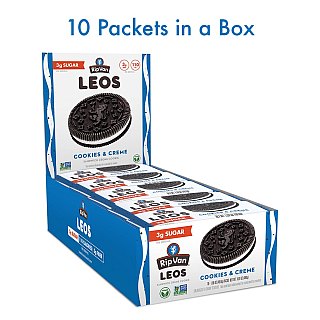Rip Van LEOs Cookies and Cream Sandwich Cookies 1.69oz 10 ct