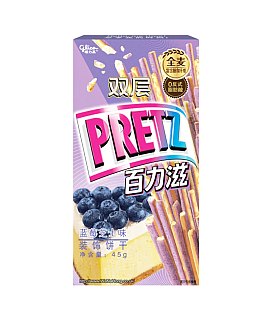 Glico Import Pretz Blueberry Cheesecake Pretzel Sticks 1.59oz 9 Pack