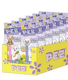 Pez Easter Assorted Candy Dispensers 12 ct