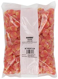 Haribo Peaches 5 Pound Bag