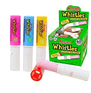 Swizzels UK Whistles  Candy  Sticks Lollipop 60ct