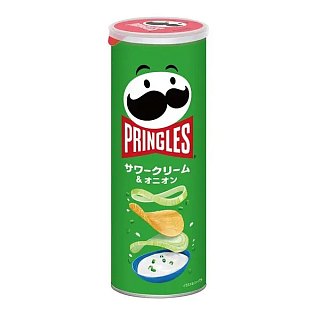 Pringles Japan Sour Cream Onion Potato Chips  3.35oz BIG Can 8 Pack