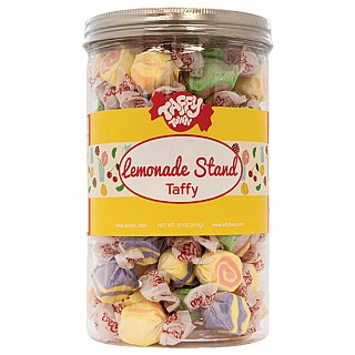 Taffy Town Lemonade Stand  Salt Water Taffy Jar 18oz