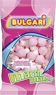 Bulgari Swedish Sugared Sour Strawberry Mushroom Marshmallows 2lb