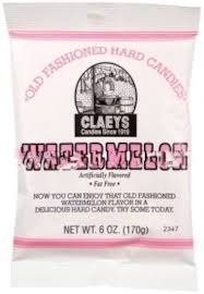 Claeys Watermelon Hard Candies 12 Count 6 Ounce