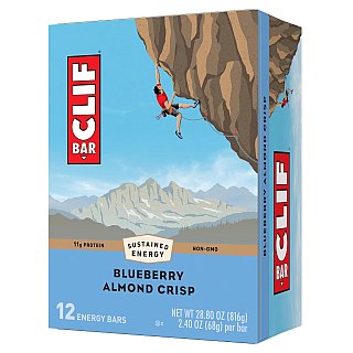 Clif Energy Protein Bar Blueberry Almond Crisp 2.40 oz 12 ct Tray