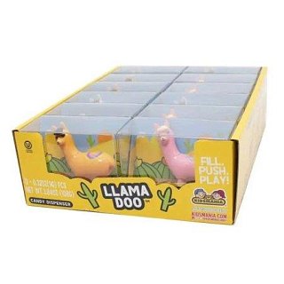 Kidsmania Llama 12 Ct 0.32 Oz Doo Mini Candy Dispenser Toy
