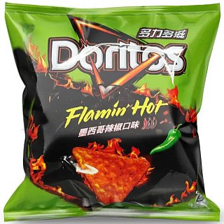 Dorito Taiwan Flamin Hot Chili Pepper Tortilla Chips 40g 12 Pack