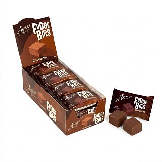 Asher Wrapped Chocolate Fudge Candy Bites Caddy 1oz 14ct