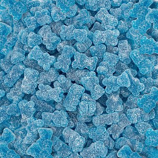 Retro Brazil Sour Blue Raspberry BearJelly Candy 5.5 lb