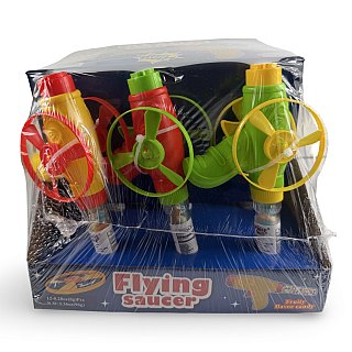 Ginger Snap Flying Saucer Fruit Flavor Candy Toy 12ct