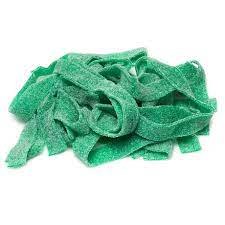 Dorval Sour Power Belts Green Apple Candy Bulk 6.6 lb bag