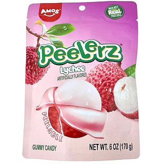 Amos Peeler Lychee 12 Ct 6 Oz
