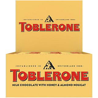 Toblerone 20 Ct 3.52 Oz Milk Chocolate Bars