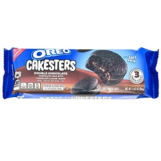 Oreo Cakesters Double Chocolate Soft Whoopie Pie 3.03 oz 8 ct Tray