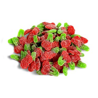 Fini Spain Gummiroos Twin Sour Cherries Gummies  2.2 lbs