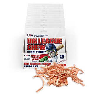 Big League Chew Bubble Gum 2.12 Oz 12 Count