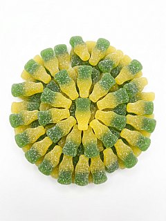 Gummy Rush Fizzy Lime Green Bottle Gummy Candy 2.7 lb