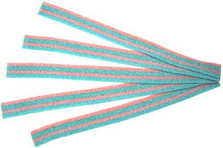 Dorval Sour Power Belts Cotton Candy Bulk 6.6 POUND BAG