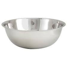 Winco 20 Qt Stainless Steel Economy Mixing Candy Food Bowl