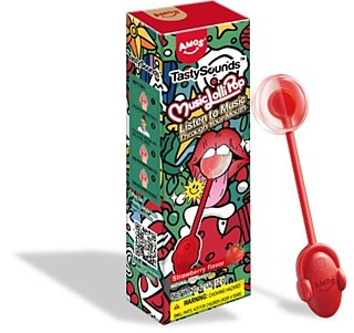 Amos TastySound Christmas JinglePop Audio Lollipop 6 Pack