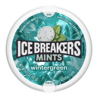 Ice Breakers Mints Wintergreen Canister 1.5oz 8 pack