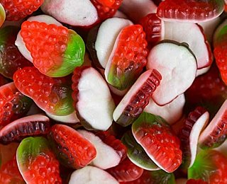 Kervan Foam Bottom Strawberry 5 Pound bag