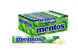 Mentos Chewy Mint Candy Green Apple 1.32 oz 15 ct