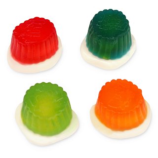 Fini Assorted Gummy Jello Cups  2.2 lb Kosher Parve