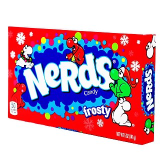 Nerds Christmas Frosty Candy Theater Box 5oz 12 Pack
