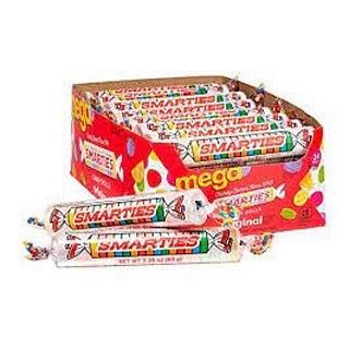 Smarties Mega 2.25 Ounce 24 Count